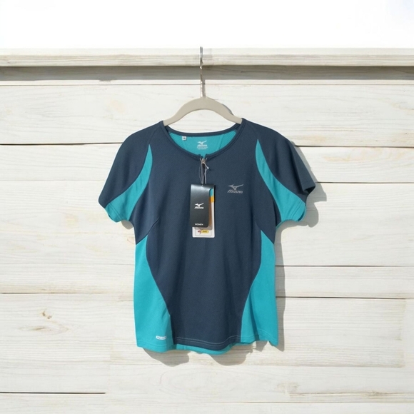 Mizuno Tops - Mizuno Blue and Teal Athletic Shirt WOMEN'S SIZE MED. NWT
